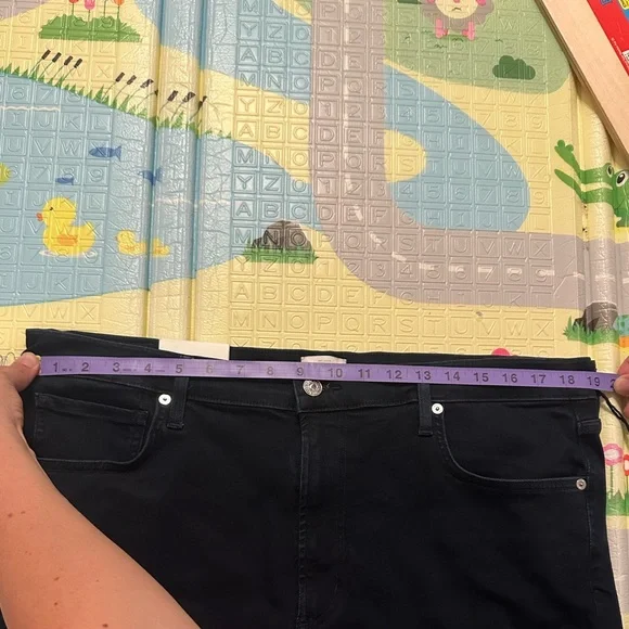 Citizens of Humanity Isola Cropped Straight Jeans 34 Chamber Wash NWT - Picture 9 of 14